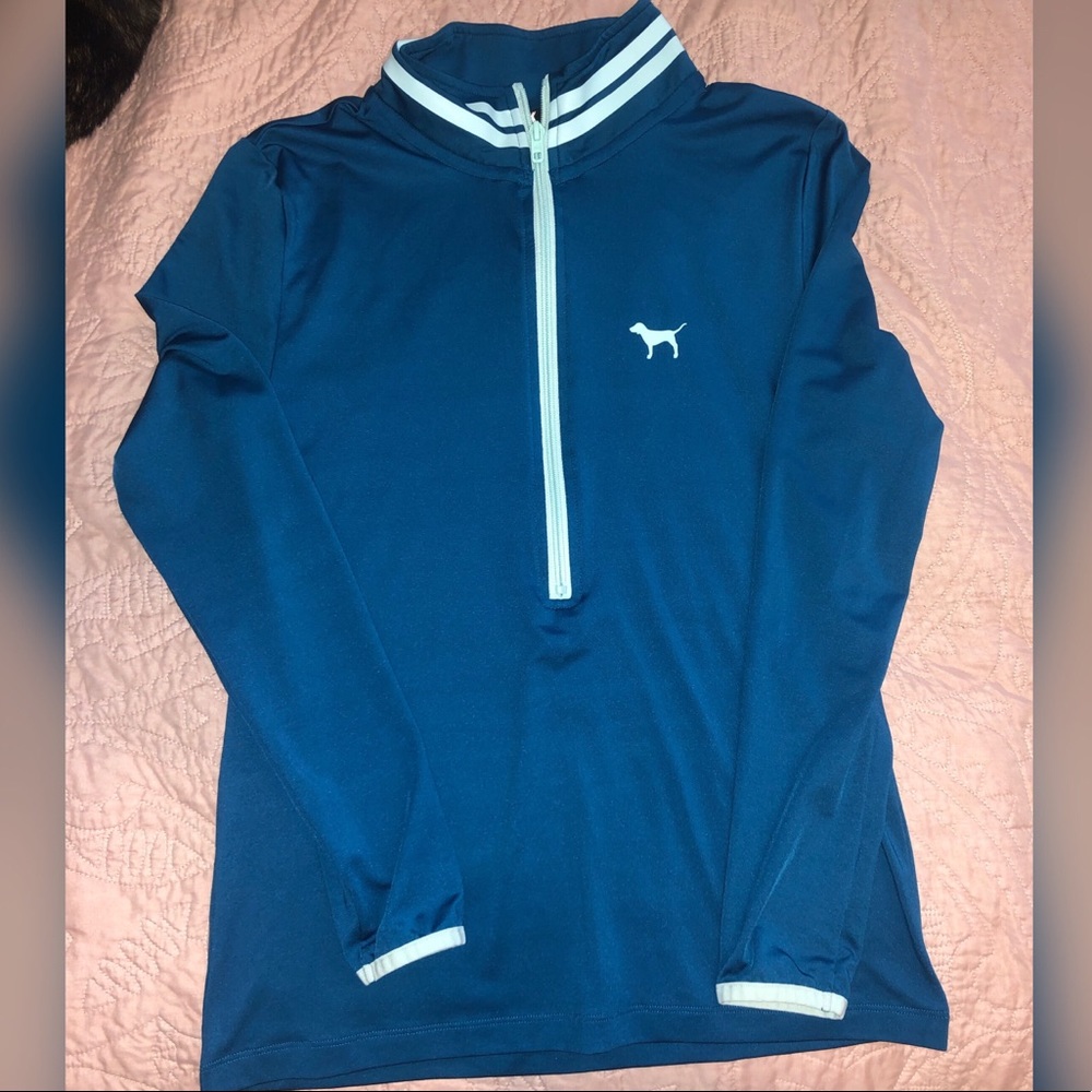 PINK Half Zip Pullover